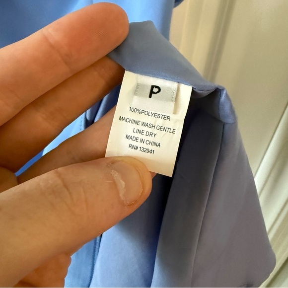 Amanda Uprichard Emery Dress Size P Color Blue - Picture 5 of 6